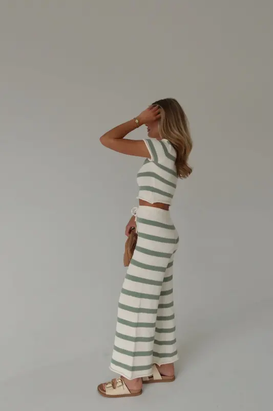 Riley Stripe Short Sleeve Top