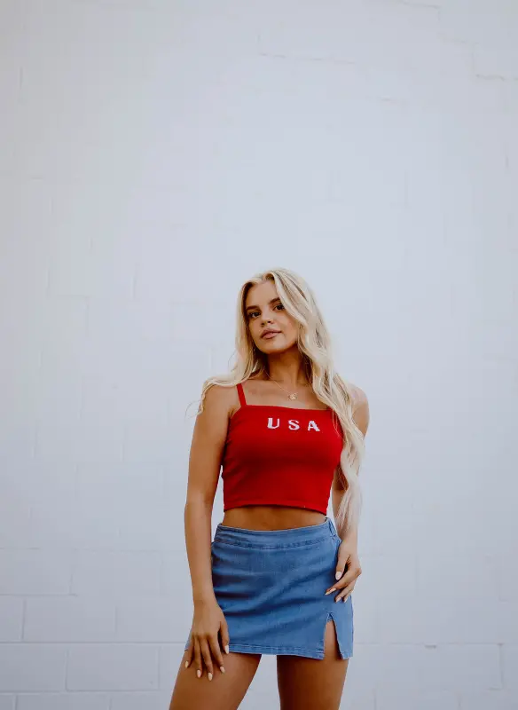 USA Knit Tank