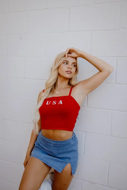 USA Knit Tank